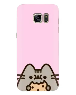 Чохол для Samsung Galaxy S7 Edge (G935) з картинкою «Pusheen та печиво» Чохол для Samsung Galaxy S7 Edge (G935) з картинкою «Pusheen та печиво»