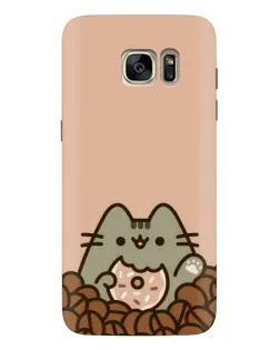Чохол для Samsung Galaxy S7 Edge (G935) з картинкою «Кавовий Пушин» Чохол для Samsung Galaxy S7 Edge (G935) з картинкою «Кавовий Пушин»