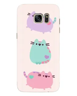Чохол для Samsung Galaxy S7 Edge (G935) з картинкою «Pusheen тріо» Чохол для Samsung Galaxy S7 Edge (G935) з картинкою «Pusheen тріо»