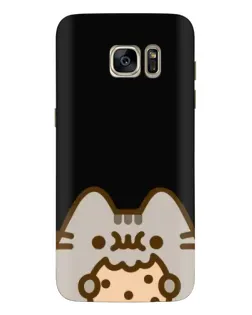 Чохол для Samsung Galaxy S7 Edge (G935) з картинкою «Пушин на чорному» Чохол для Samsung Galaxy S7 Edge (G935) з картинкою «Пушин на чорному»