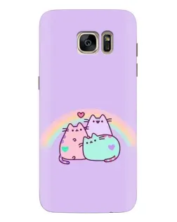 Чохол для Samsung Galaxy S7 Edge (G935) з картинкою «Веселкові Пушини» Чохол для Samsung Galaxy S7 Edge (G935) з картинкою «Веселкові Пушини»