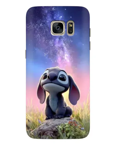 Чехол для Samsung Galaxy S7 Edge (G935) с картинкой «Стич на рассвете»