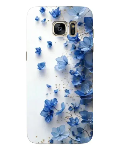 Чехол для Samsung Galaxy S7 Edge (G935) с картинкой «Голубой цветочный каскад» Чехол для Samsung Galaxy S7 Edge (G935) с картинкой «Голубой цветочный каскад»