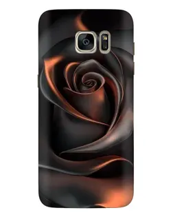 Чехол для Samsung Galaxy S7 Edge (G935) с картинкой «Шелковая черная роза» Чехол для Samsung Galaxy S7 Edge (G935) с картинкой «Шелковая черная роза»