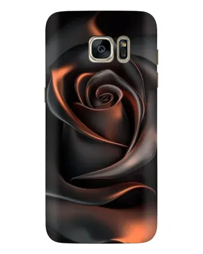 Чехол для Samsung Galaxy S7 Edge (G935) с картинкой «Шелковая черная роза» Чехол для Samsung Galaxy S7 Edge (G935) с картинкой «Шелковая черная роза»