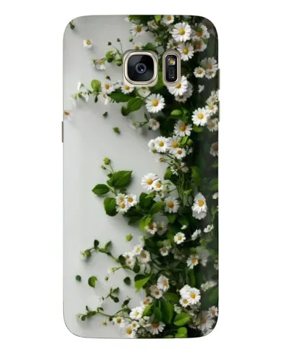Чехол для Samsung Galaxy S7 Edge (G935) с картинкой «Ветка мелких белых цветов» Чехол для Samsung Galaxy S7 Edge (G935) с картинкой «Ветка мелких белых цветов»