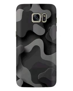 Чехол для Samsung Galaxy S7 Edge (G935) с картинкой «Темный абстрактный камуфляж» Чехол для Samsung Galaxy S7 Edge (G935) с картинкой «Темный абстрактный камуфляж»