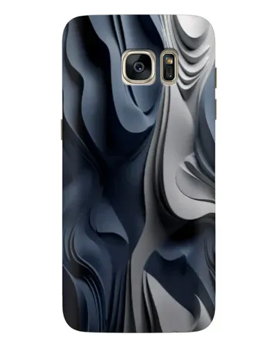 Чехол для Samsung Galaxy S7 Edge (G935) с картинкой «Объемные синие складки» Чехол для Samsung Galaxy S7 Edge (G935) с картинкой «Объемные синие складки»