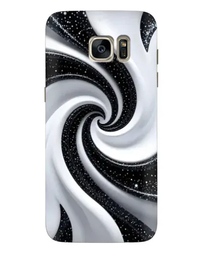 Чехол для Samsung Galaxy S7 Edge (G935) с картинкой «Черно-белая спираль» Чехол для Samsung Galaxy S7 Edge (G935) с картинкой «Черно-белая спираль»