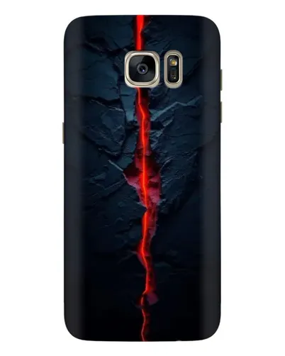 Чехол для Samsung Galaxy S7 Edge (G935) с картинкой «Kрасная лавовая трещина» Чехол для Samsung Galaxy S7 Edge (G935) с картинкой «Kрасная лавовая трещина»