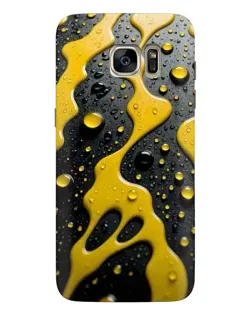 Чехол для Samsung Galaxy S7 Edge (G935) с картинкой «Жидкое желтое золото» Чехол для Samsung Galaxy S7 Edge (G935) с картинкой «Жидкое желтое золото»