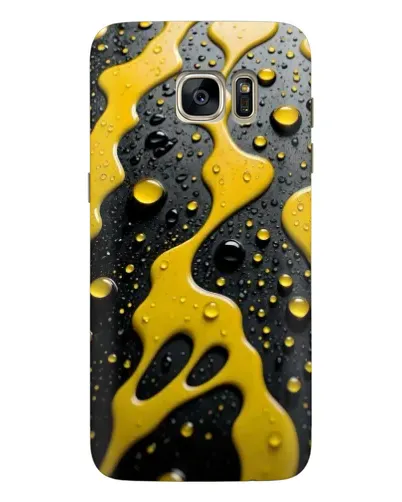 Чехол для Samsung Galaxy S7 Edge (G935) с картинкой «Жидкое желтое золото» Чехол для Samsung Galaxy S7 Edge (G935) с картинкой «Жидкое желтое золото»