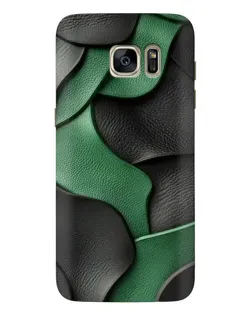 Чехол для Samsung Galaxy S7 Edge (G935) с картинкой «Зеленые кожаные волны» Чехол для Samsung Galaxy S7 Edge (G935) с картинкой «Зеленые кожаные волны»