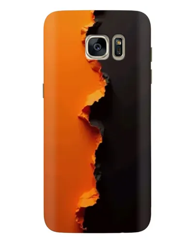 Чехол для Samsung Galaxy S7 Edge (G935) с картинкой «Оранжевый разлом» Чехол для Samsung Galaxy S7 Edge (G935) с картинкой «Оранжевый разлом»