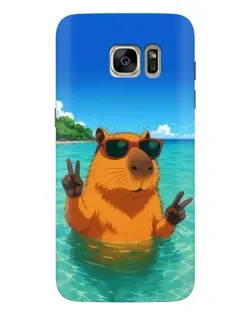 Чохол для Samsung Galaxy S7 Edge (G935) з картинкою «Морська капібара»