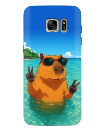 Чохол для Samsung Galaxy S7 Edge (G935) з картинкою «Морська капібара» Чохол для Samsung Galaxy S7 Edge (G935) з картинкою «Морська капібара»
