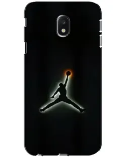 Чехол для Samsung Galaxy J3 2017 (J330FN EU) с картинкой «Jordan Gradient Logo»