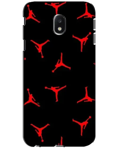 Чехол для Samsung Galaxy J3 2017 (J330FN EU) с картинкой «Jordan Red Pattern»