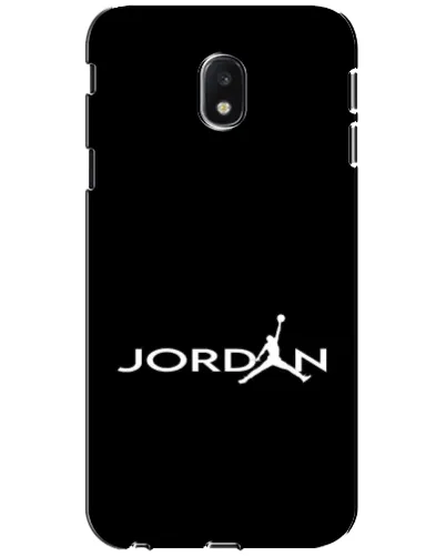 Чехол для Samsung Galaxy J3 2017 (J330FN EU) с картинкой «Jordan White Logo»