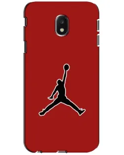 Чехол для Samsung Galaxy J3 2017 (J330FN EU) с картинкой «Jordan Red Back»
