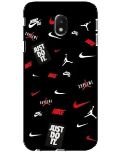Чехол для Samsung Galaxy J3 2017 (J330FN EU) с картинкой «Nike Mix Pattern»
