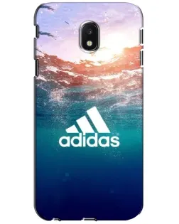 Чехол для Samsung Galaxy J3 2017 (J330FN EU) с картинкой «Океанская глубина адидас» Чехол для Samsung Galaxy J3 2017 (J330FN EU) с картинкой «Океанская глубина адидас»