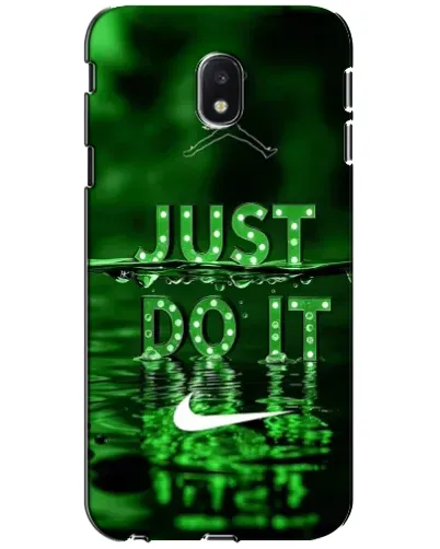 Чехол для Samsung Galaxy J3 2017 (J330FN EU) с картинкой «Зеленый неоновый Nike»