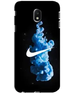 Чехол для Samsung Galaxy J3 2017 (J330FN EU) с картинкой «Nike и синий дым» Чехол для Samsung Galaxy J3 2017 (J330FN EU) с картинкой «Nike и синий дым»