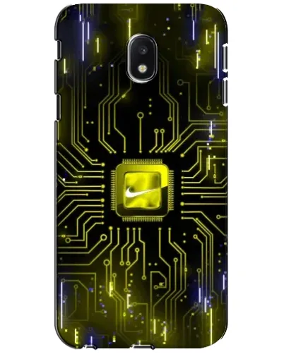 Чехол для Samsung Galaxy J3 2017 (J330FN EU) с картинкой «Nike — золотая искра»