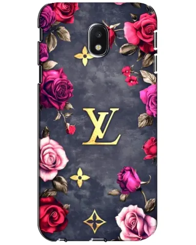 Чехол для Samsung Galaxy J3 2017 (J330FN EU) с картинкой «Цветочный Louis Vuitton»