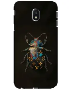 Чехол для Samsung Galaxy J3 2017 (J330FN EU) с картинкой «LV — мраморный принт»