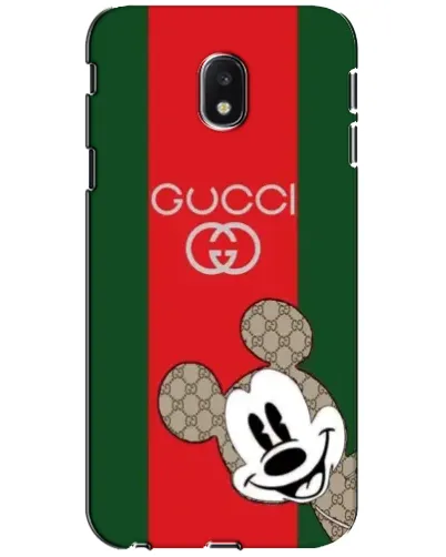 Чехол для Samsung Galaxy J3 2017 (J330FN EU) с картинкой «Gucci — полосы и Микки»