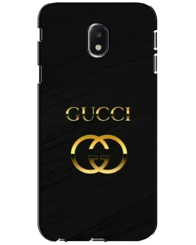 Чехол для Samsung Galaxy J3 2017 (J330FN EU) с картинкой «Золотой логотип Gucci»