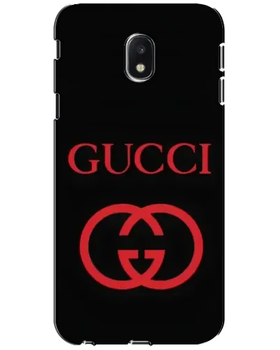 Чехол для Samsung Galaxy J3 2017 (J330FN EU) с картинкой «Gucci — красный логотип»