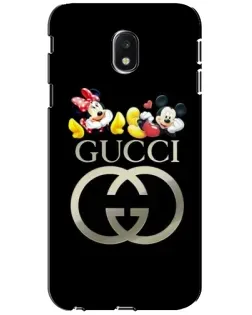 Чехол для Samsung Galaxy J3 2017 (J330FN EU) с картинкой «Gucci — герои Disney»