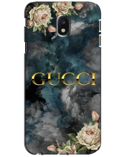 Чехол для Samsung Galaxy J3 2017 (J330FN EU) с картинкой «Абстрактные цветы Gucci»