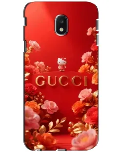 Чехол для Samsung Galaxy J3 2017 (J330FN EU) с картинкой «Gucci — золотой сад»