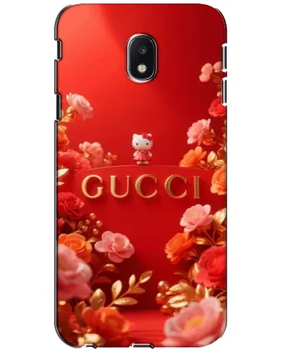 Чехол для Samsung Galaxy J3 2017 (J330FN EU) с картинкой «Gucci — золотой сад»