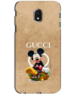 Чехол для Samsung Galaxy J3 2017 (J330FN EU) с картинкой «Микки Маус Gucci — крафт»
