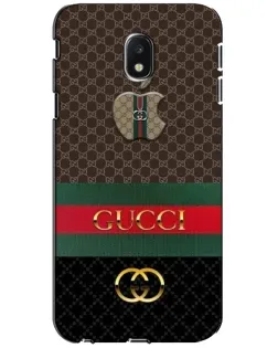 Чехол для Samsung Galaxy J3 2017 (J330FN EU) с картинкой «Gucci — брендированный десерт»