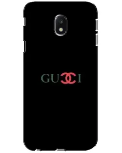 Чехол для Samsung Galaxy J3 2017 (J330FN EU) с картинкой «Gucci — красный градиент»