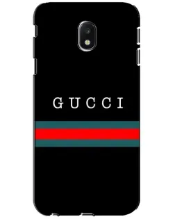 Чехол для Samsung Galaxy J3 2017 (J330FN EU) с картинкой «Gucci — красный пояс»
