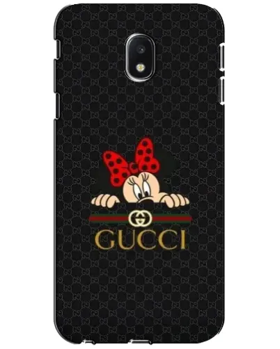 Чехол для Samsung Galaxy J3 2017 (J330FN EU) с картинкой «Минни Маус Gucci — черный»