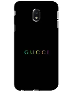 Чехол для Samsung Galaxy J3 2017 (J330FN EU) с картинкой «Gucci — неоновый минимализм»