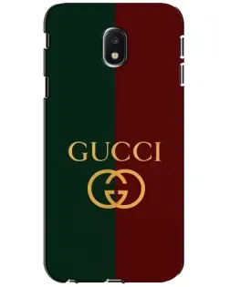 Чехол для Samsung Galaxy J3 2017 (J330FN EU) с картинкой «Gucci — темно-зеленый градиент»