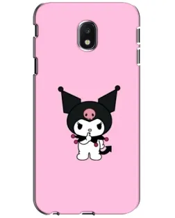Чехол для Samsung Galaxy J3 2017 (J330FN EU) с картинкой «Kuromi — розовая нежность»