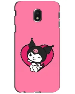 Чехол для Samsung Galaxy J3 2017 (J330FN EU) с картинкой «Kuromi — любовь в сердце»