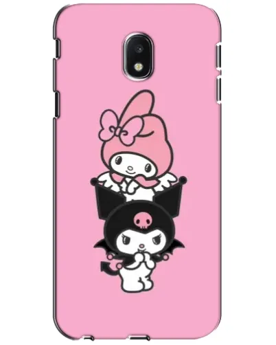 Чехол для Samsung Galaxy J3 2017 (J330FN EU) с картинкой «My Melody и Kuromi»