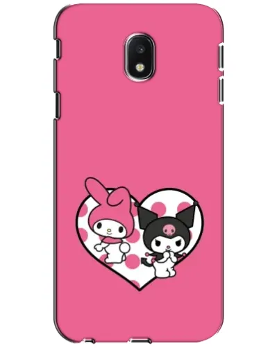 Чехол для Samsung Galaxy J3 2017 (J330FN EU) с картинкой «Kuromi и My Melody»