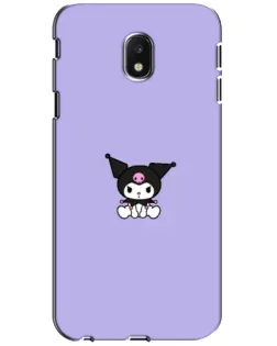 Чехол для Samsung Galaxy J3 2017 (J330FN EU) с картинкой «Kuromi — фиолетовый минимализм»